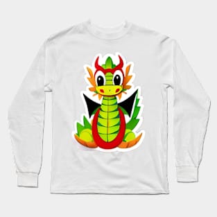 Rainbow Dragon: A Colorful Companion for Your Adventures Long Sleeve T-Shirt